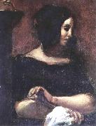 Portrat der George Sand, Eugene Delacroix